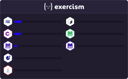 Exercism Tracks